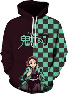 Unisex 3D Anime Printed Hoodie