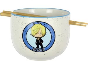 Ceramic Ramen Bowl Sanji Jolly Roger