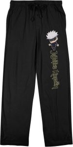 Chibi Satoru Gojo Men’s Black Sleep Pajama Pants