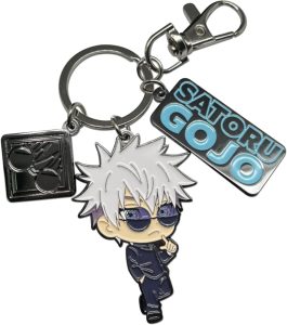 Satoru Gojo w/ Charms Metal Keychain