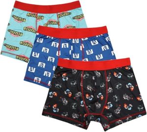 Bioworld My Hero Academia Men’s Boxer Shorts – 3-Pack