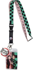 Tanjiro & Nezuko Lanyard ID Badge Holder Keychain