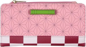 Kimetsu no Yaiba Nezuko Kimono Print Continental Flap Wallet