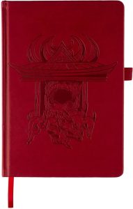 Sukuna Red A5 Vegan Leather Hardcover Journal – Dot Grid