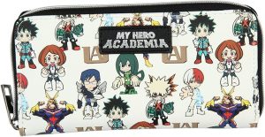 Bioworld My Hero Academia U.A. Chibi Heroes Zip-Around Wallet