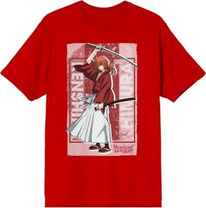 Himura Red Crew Neck Men’s T-Shirt