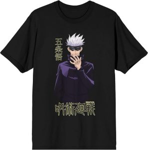 Gojo Satoru Men’s Black Short‑Sleeve Performance Tee