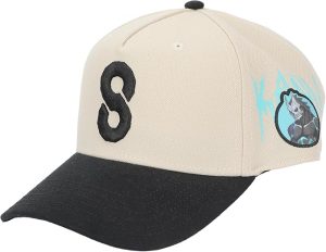 Monster 8 White Snapback Hat