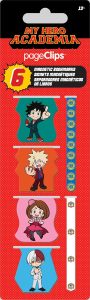 My Hero Academia Magnetic Page Clips – 6-Pack