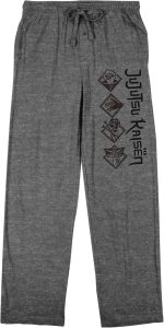 Men’s Heather Gray Graphic Sleep Pants