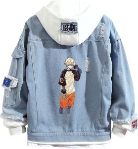 Rudo Surebrec Denim Jacket Hoodie Pullover
