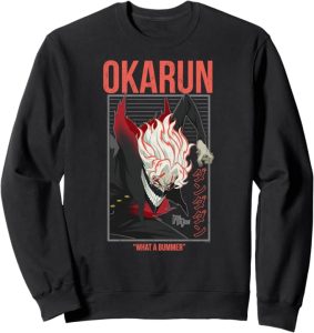 Characters with Kanji Anime Pullover Hoodie