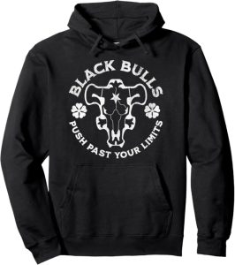 Clover Black Bulls Limits Pullover Hoodie