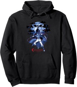 Castlevania: Nocturne Richter Belmont Battle at Night Hoodie – Pullover