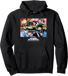 My Hero Academia Class 1-A Group Panels Pullover Hoodie