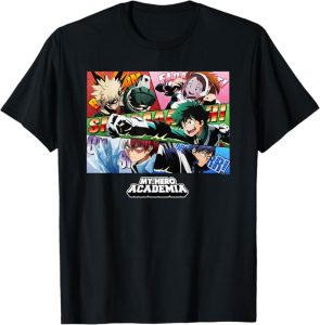 My Hero Academia Class 1-A Group Panels T-Shirt